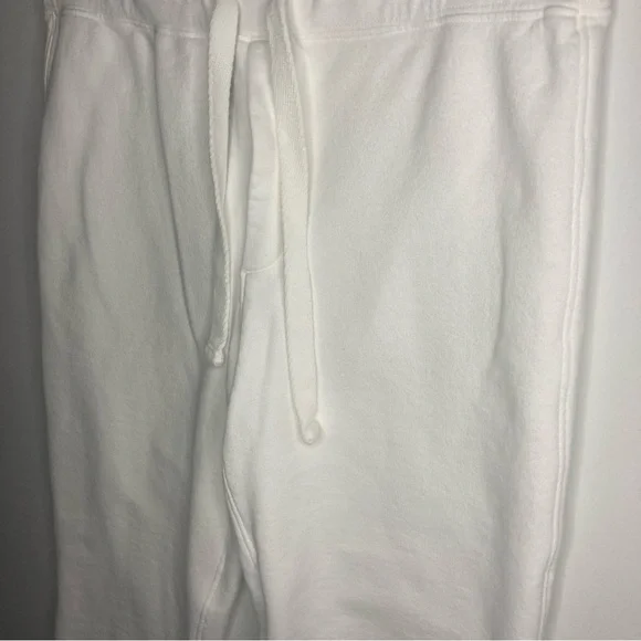 Frank & Eileen Christine Tulip Ankle Sweatpants White Sz M Medium EUC Cabincore - Picture 7 of 16